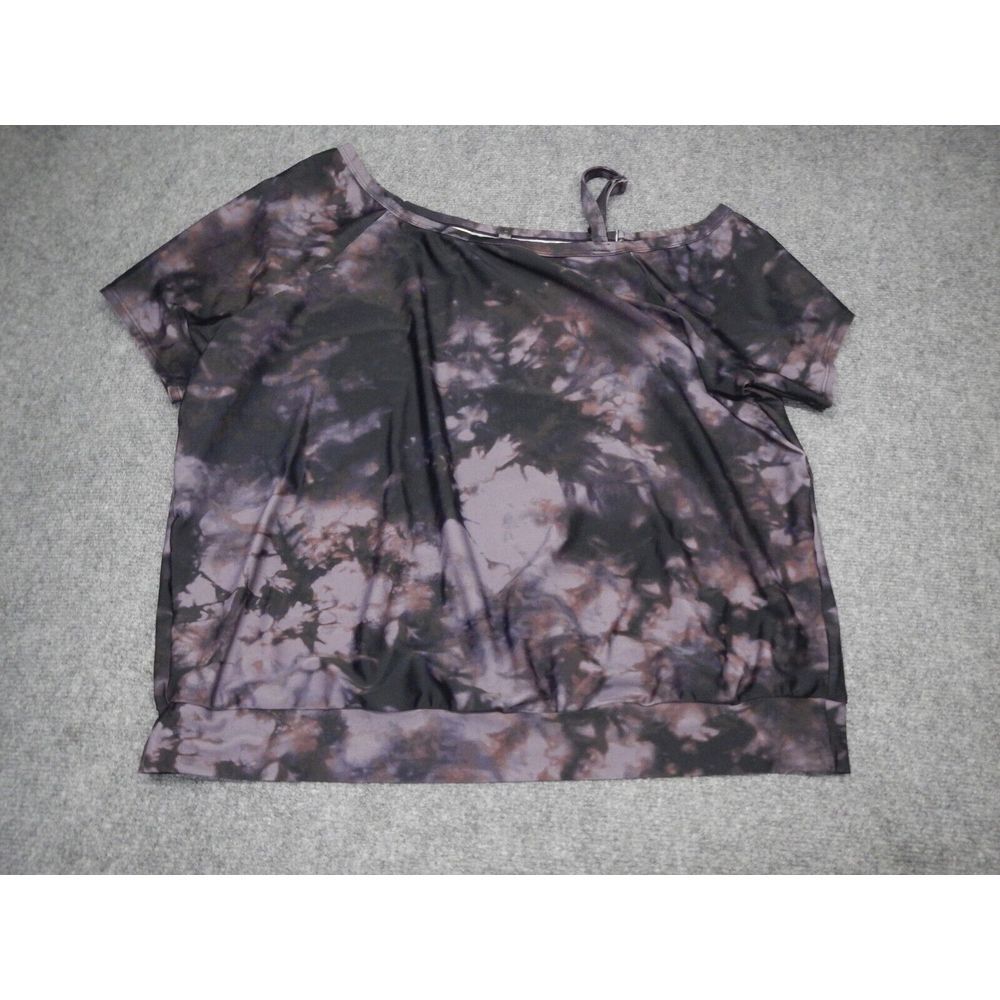 Torrid Purple Tie-Dye Short Sleeve Top/Tee 2 XXL